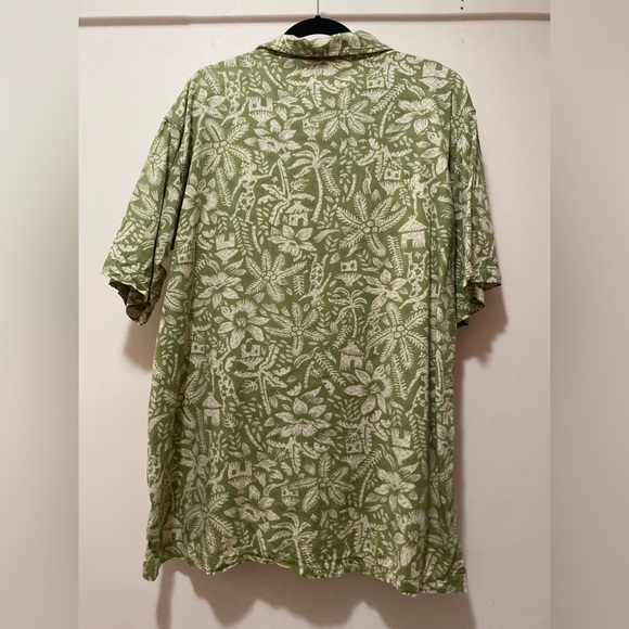 Men’s Hawaiian Shirt LL Bean Short Sleeve - Picture 2 of 8